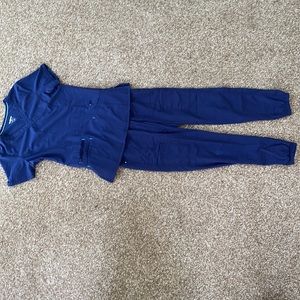 Scrub set, navy blue